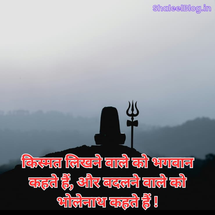 mahadev shayari in hindi 2 line